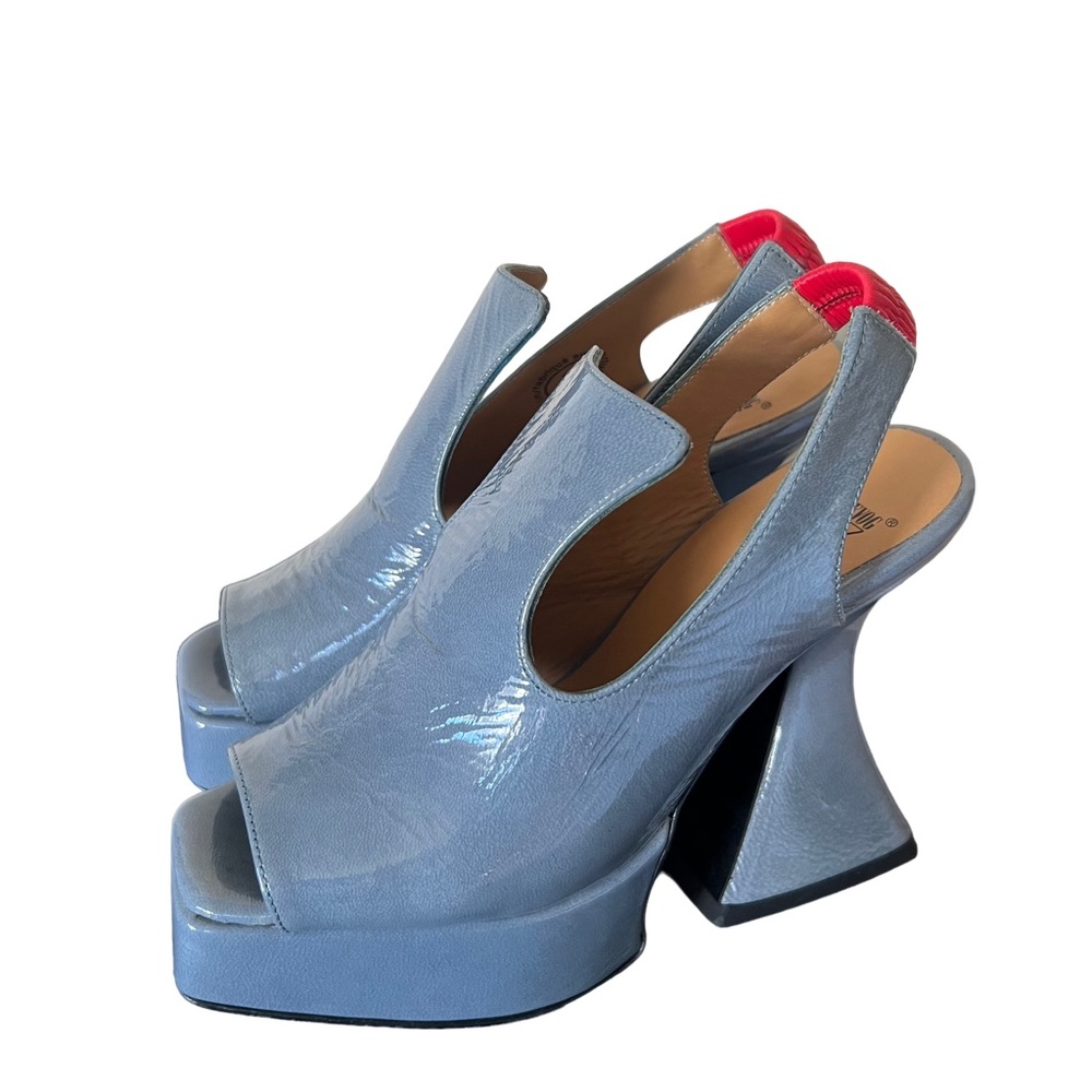 JOHN FLUEVOG Lady Miss Platform Slingback Heels